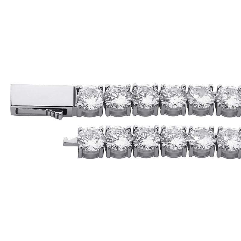 4mm Tennis Chain in White Gold