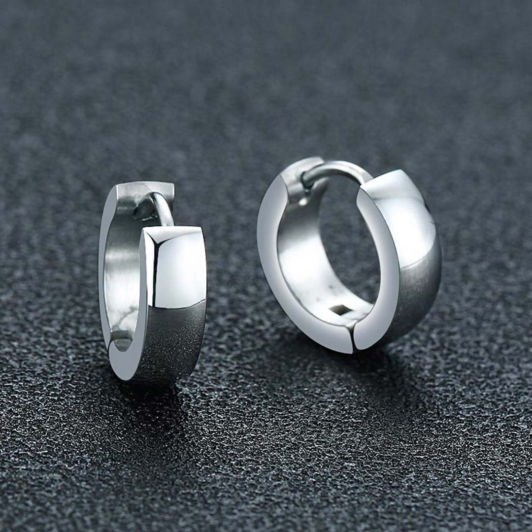 Stainless Steel Hoop Earrings