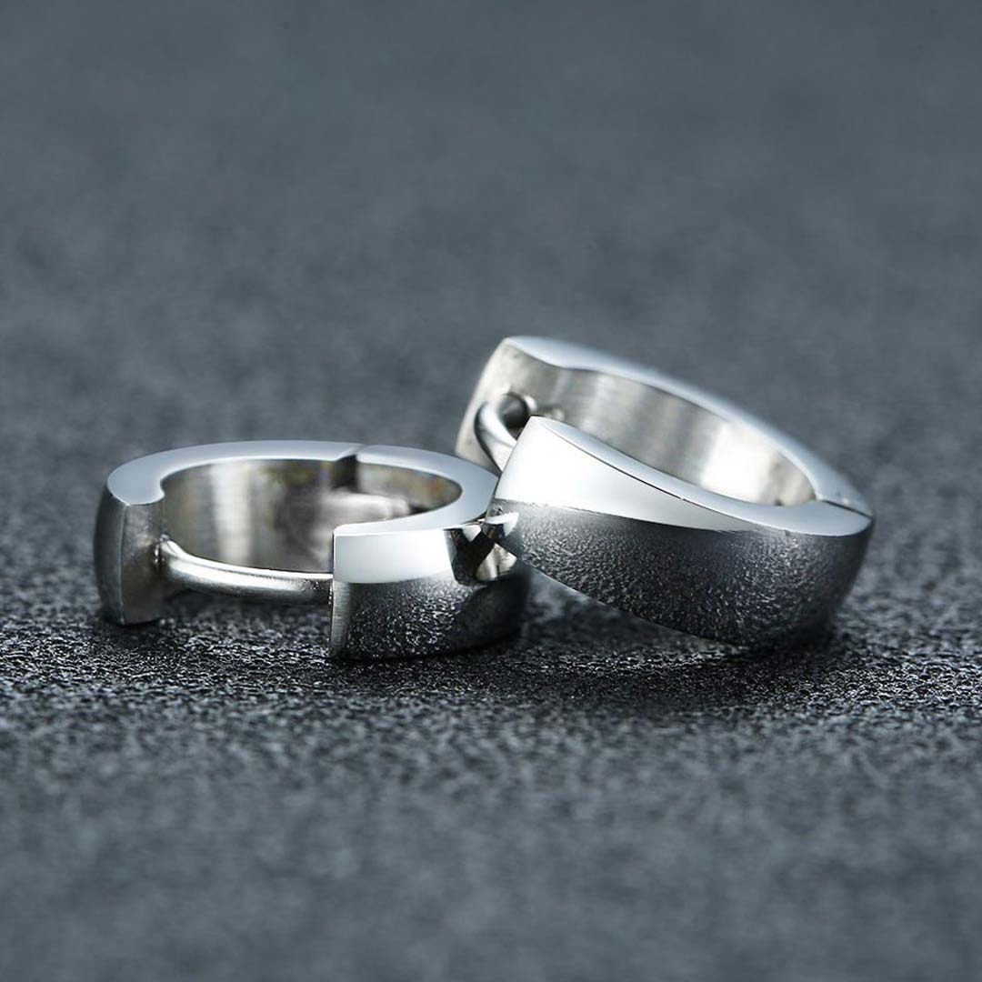 Stainless Steel Hoop Earrings