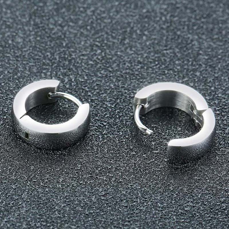 Stainless Steel Hoop Earrings
