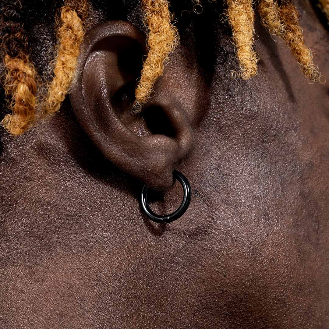 12mm Stainless Steel Hoop Earrings
