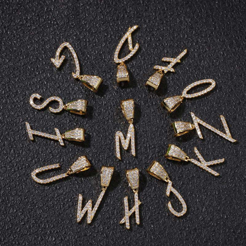 Iced Letter Pendant