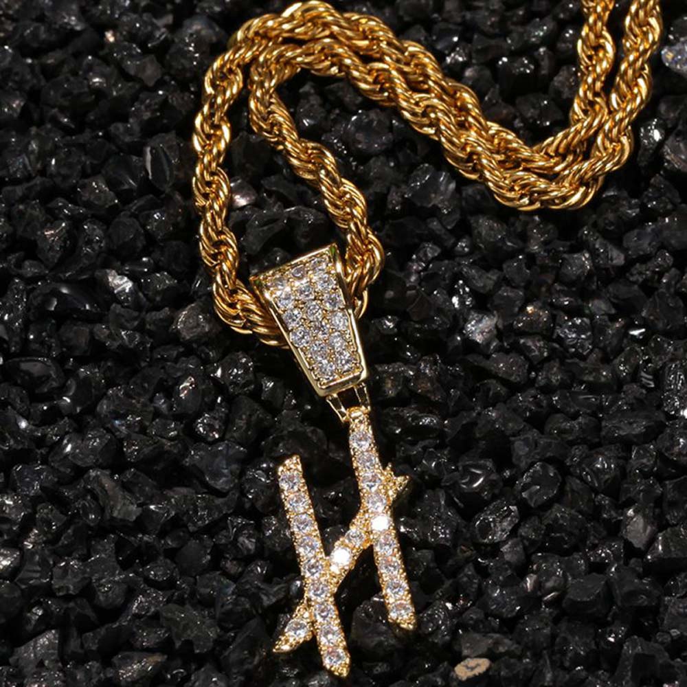 Iced Letter Pendant