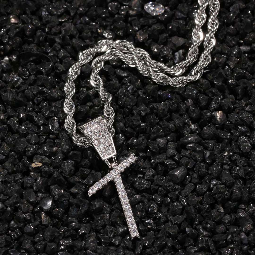 Iced Letter Pendant