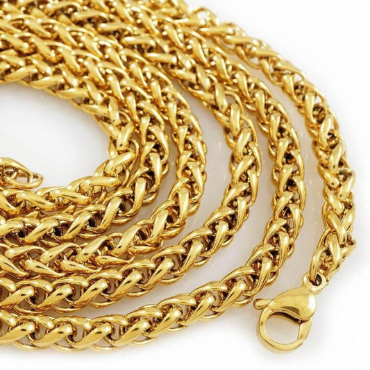 2.5mm 18K Gold Franco Chain