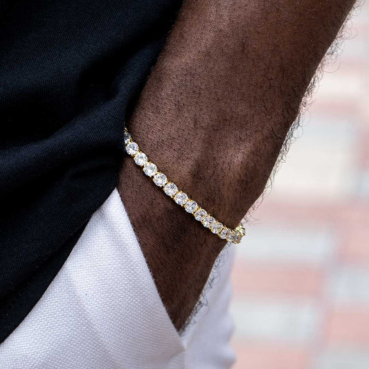 5mm Tennis 18K Gold Bracelet
