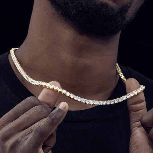 5mm Tennis 18K Gold Chain