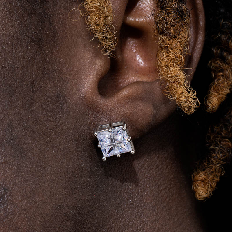 Square Stud Earrings