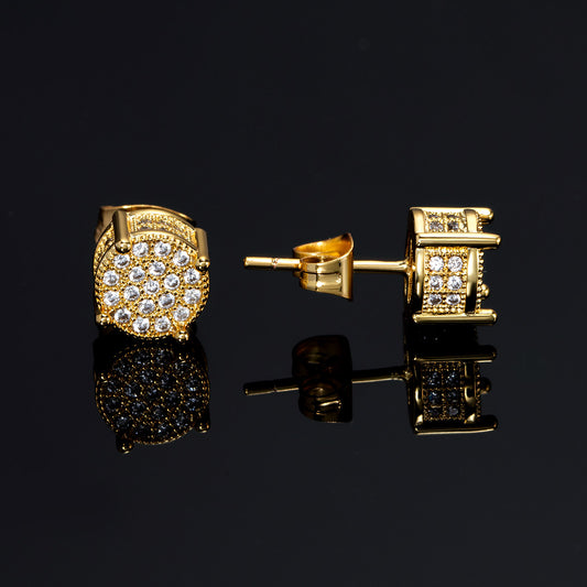 Iced Earring in Gold