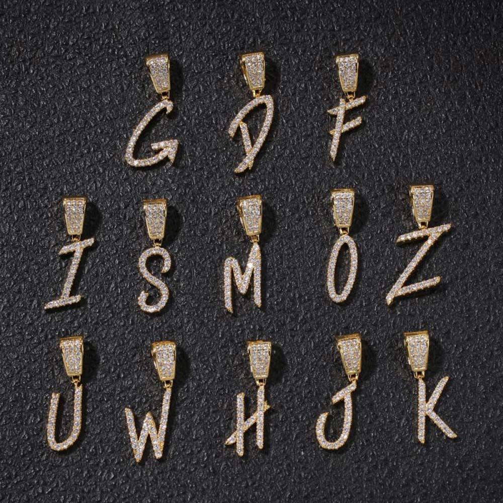 Iced Letter Pendant