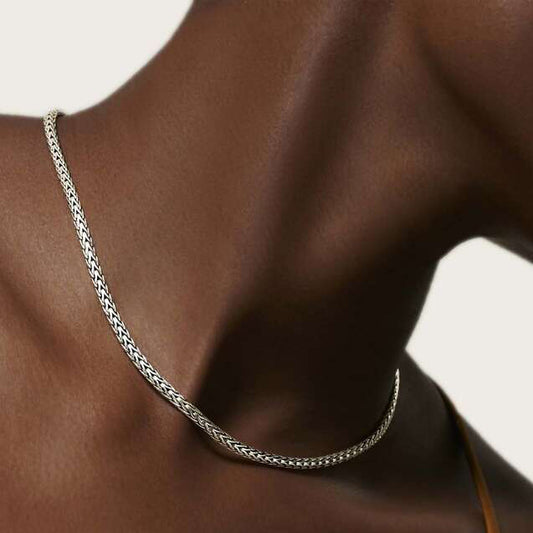 2.5mm Franco Chain in 18K White Gold