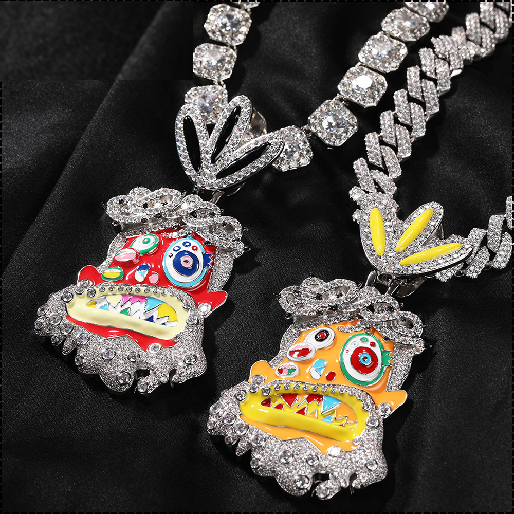 Colorful cartoon pendant