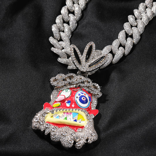 Colorful cartoon pendant