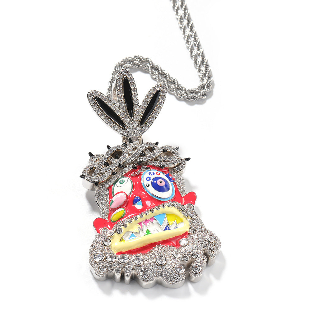 Colorful cartoon pendant