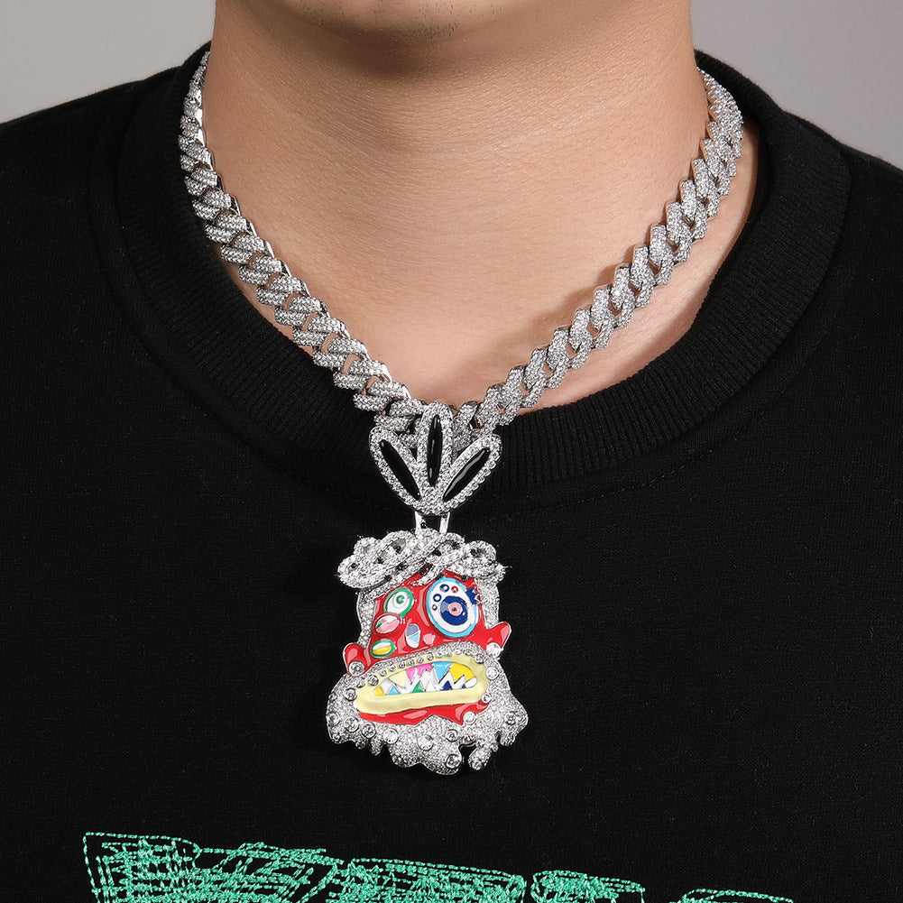 Colorful cartoon pendant
