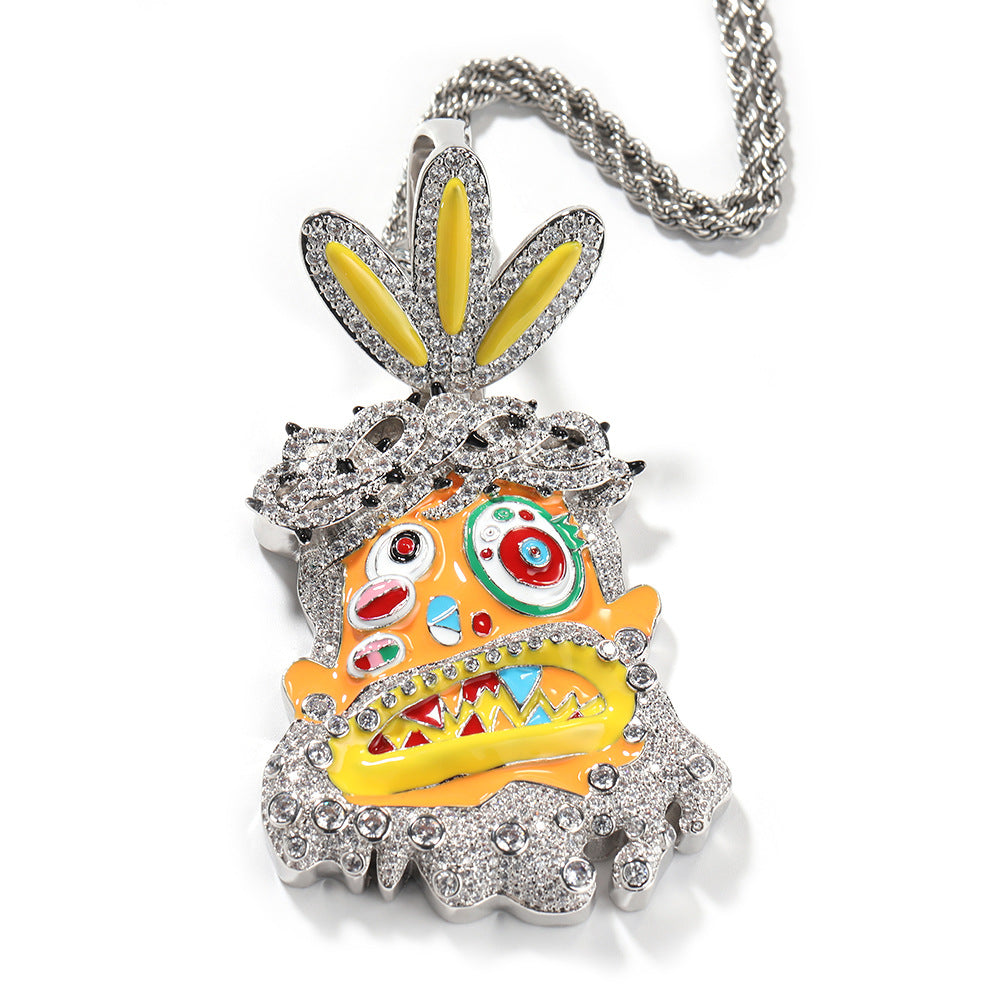 Colorful cartoon pendant