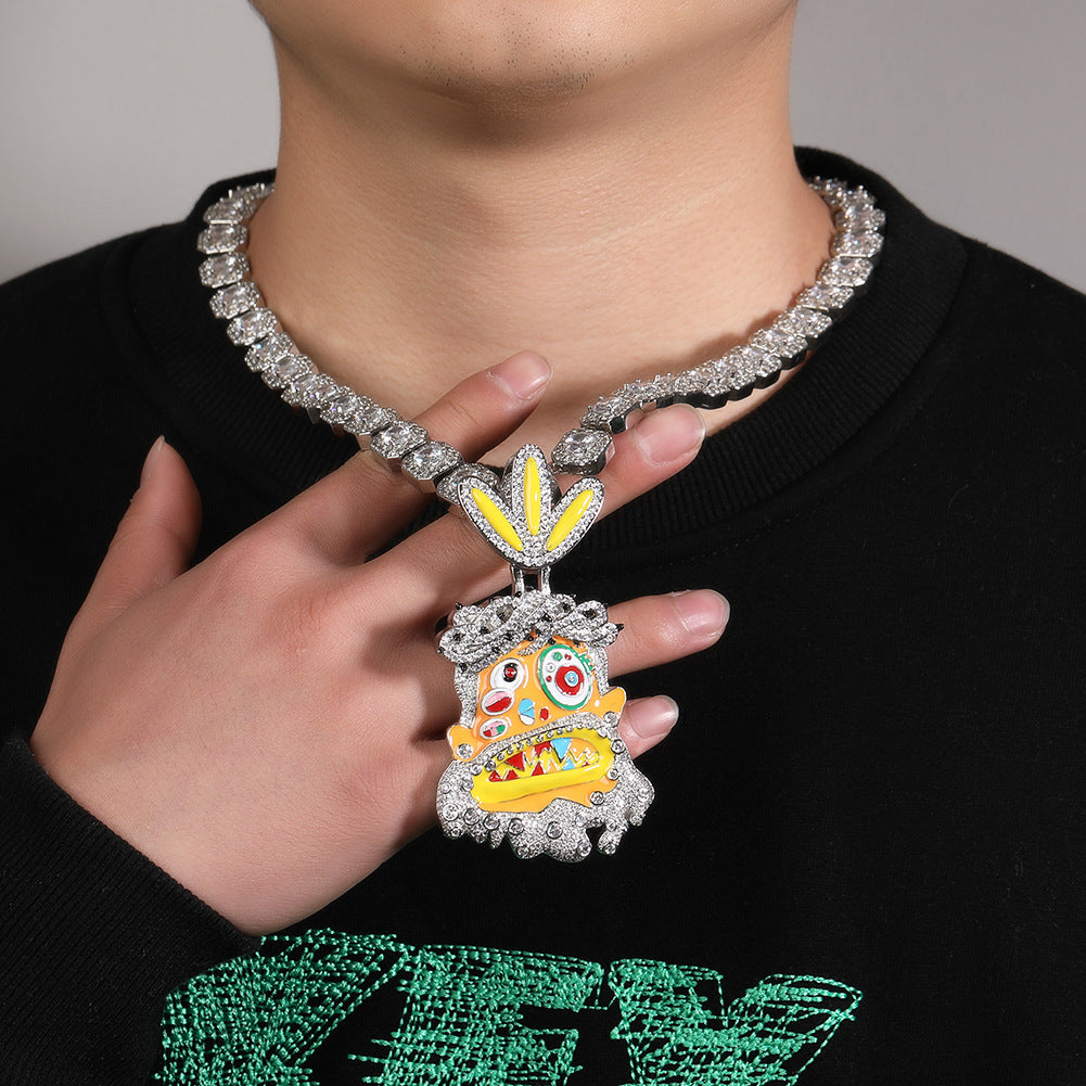 Colorful cartoon pendant